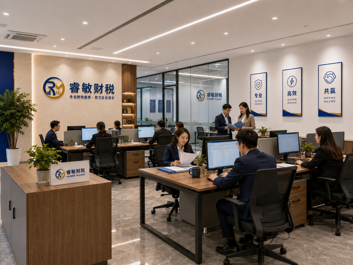 睿敏财税办公环境